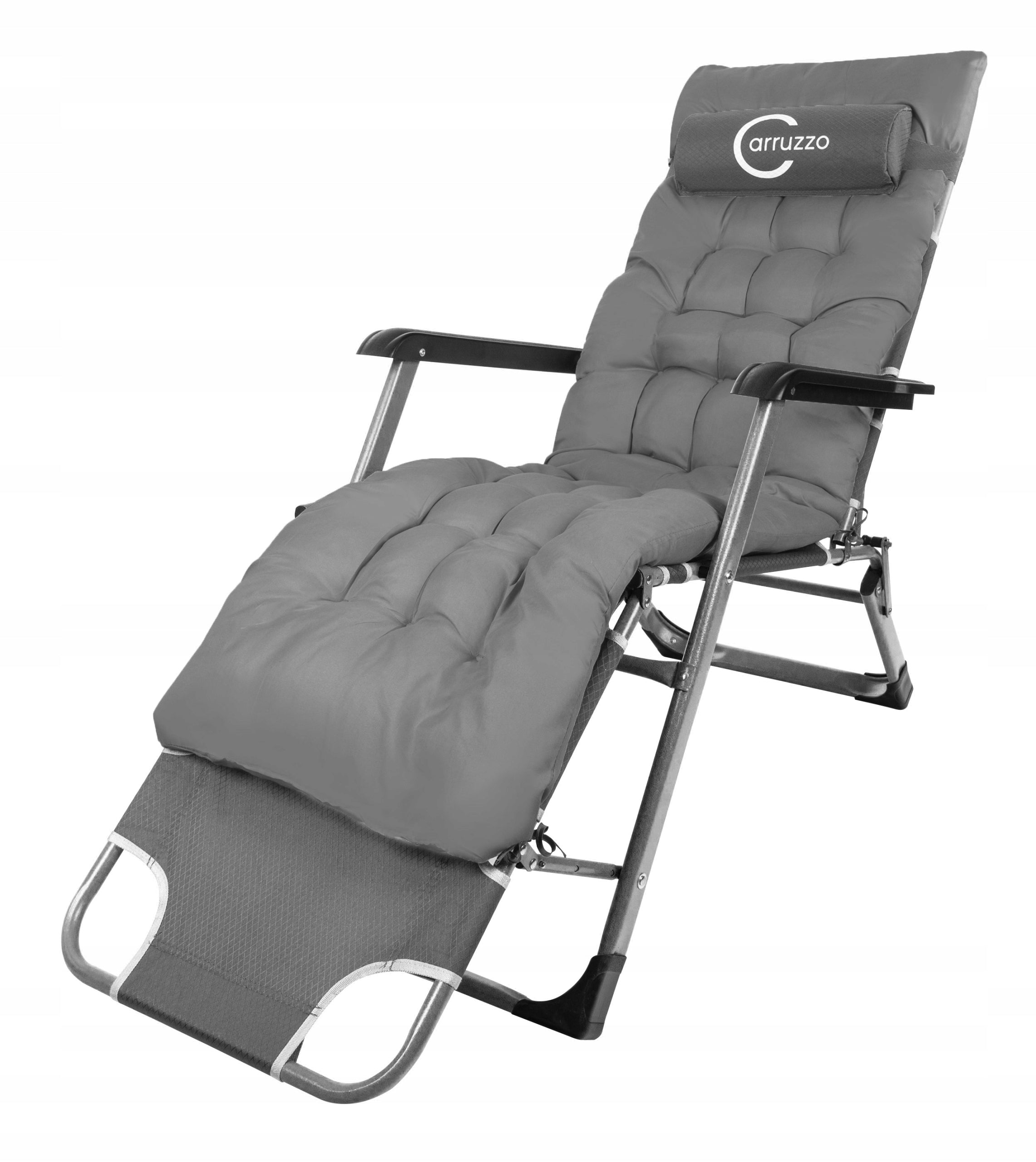 Sun Lounger Folding Garden Armchair + Cushion Comfortable For Terrace For Premium Garden Brand Gotel