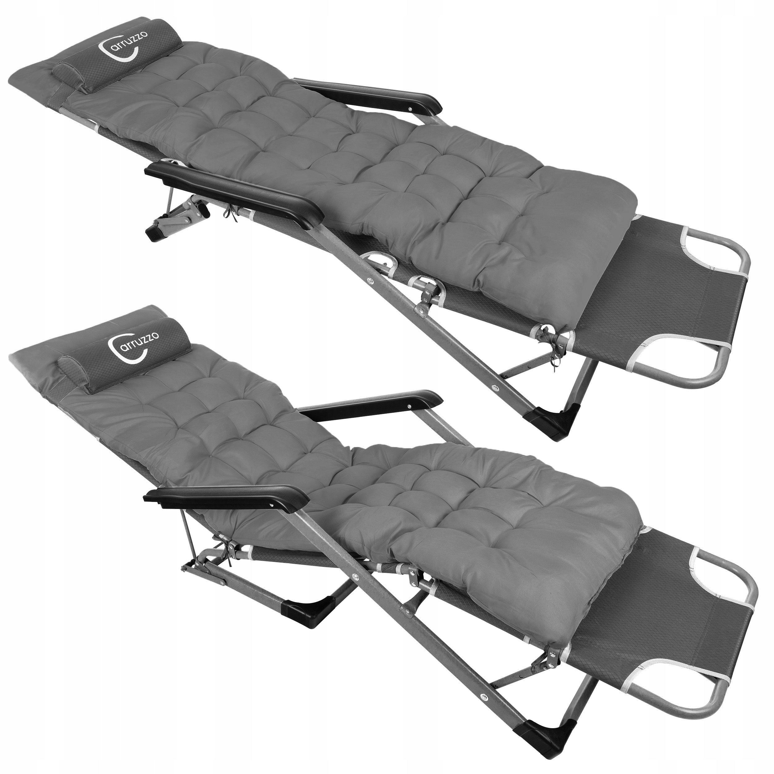 Sun Lounger Folding Garden Armchair + Cushion Comfortable For Terrace For Premium Garden Manufacturer code L66H1