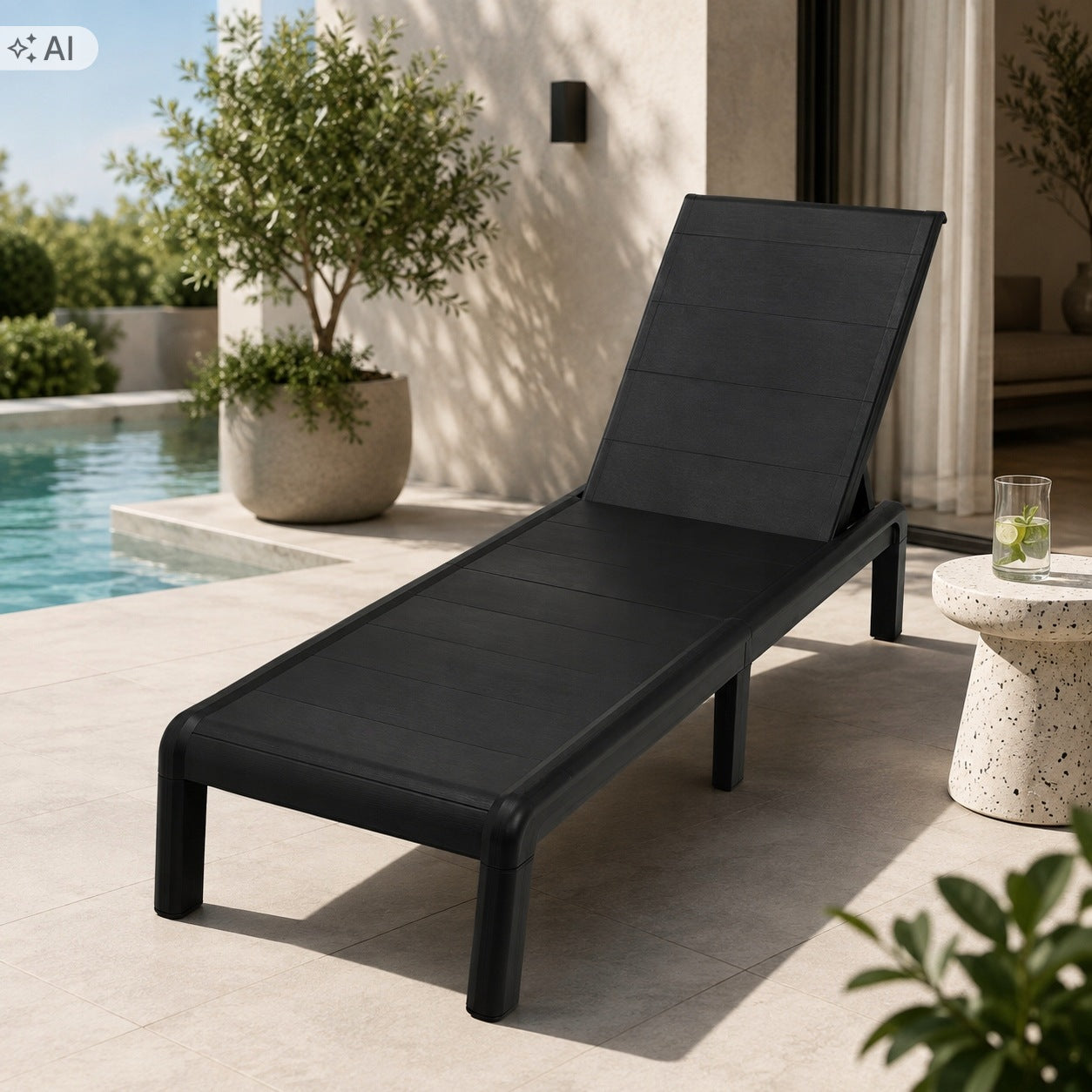 Sun Lounger Keter Sunlounger grey garden folding adjustable 187,5 cm comfort Manufacturer code 8711245162218