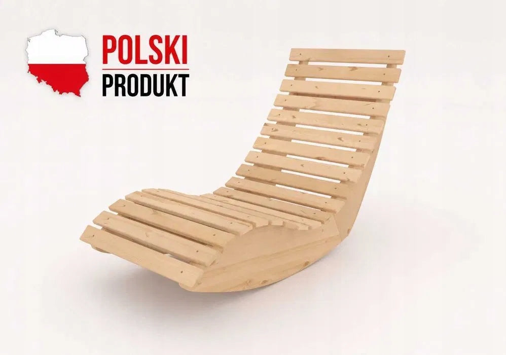 Sun Lounger Rocking Garden Sauna /Spa Manufacturer code Leżak Bujany Drewniany
