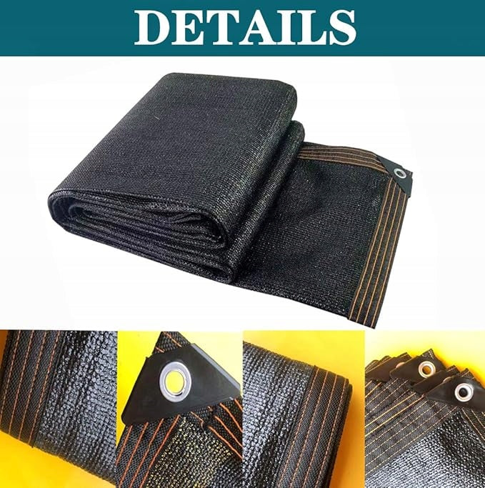 Sun Sail 4x4m Black for Garden and Terrace Brand no brand