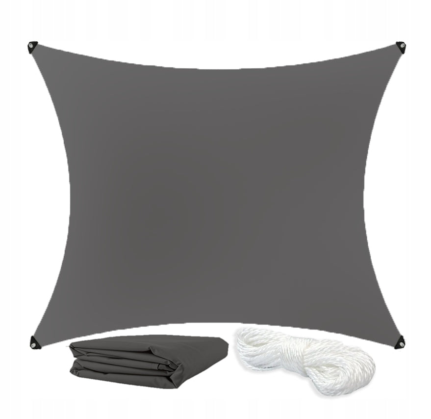 Sun Sail Garden Awning BALCONY Waterodp 3x3 Grey Rectangle EAN (GTIN) 5906583692593