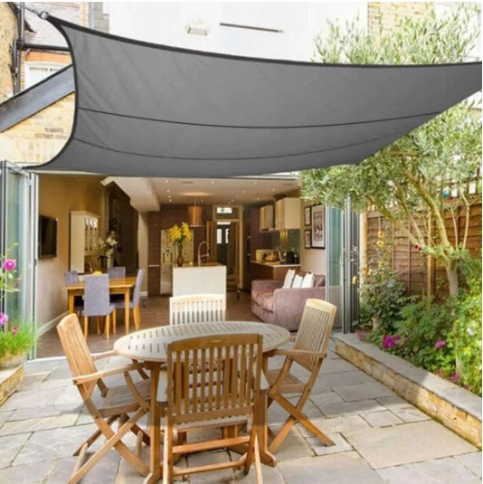 Sun Sail Rectangular GARDLOV 3x4m Garden for Terrace Grey Kind shade sail