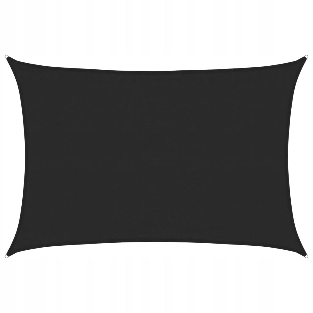 Sun sail, 160 g/m², black, 3,5x