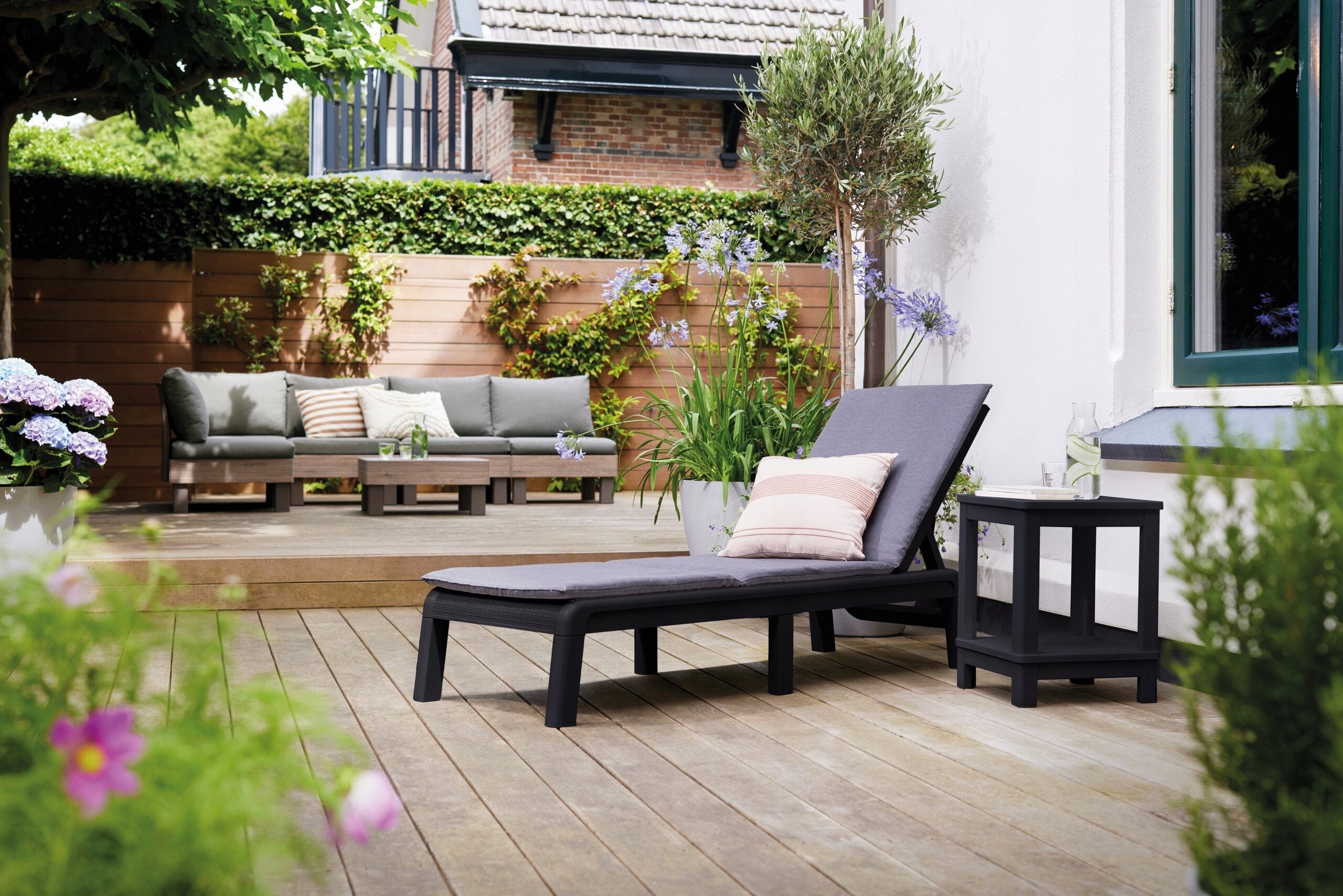 Sunbed KETER Mallorca Graphite 260550 Color gray