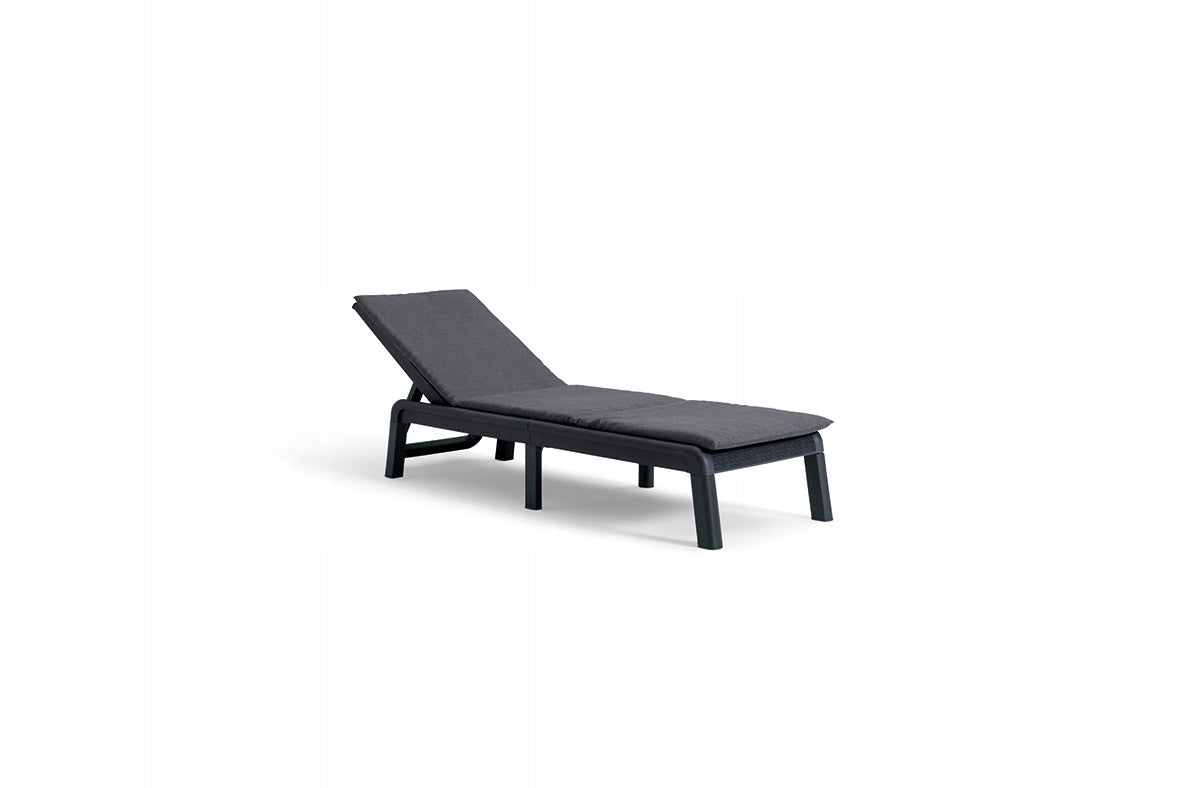 Sunbed plastic grey Keter Mallorca