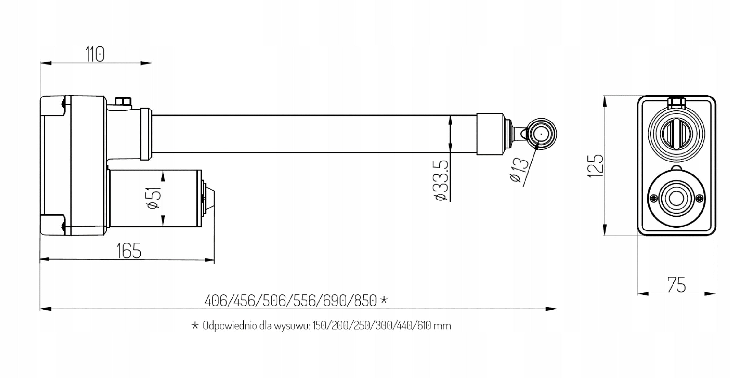 Super Power Jack HARL 24V 610 electric actuator Certificates of conformity CE