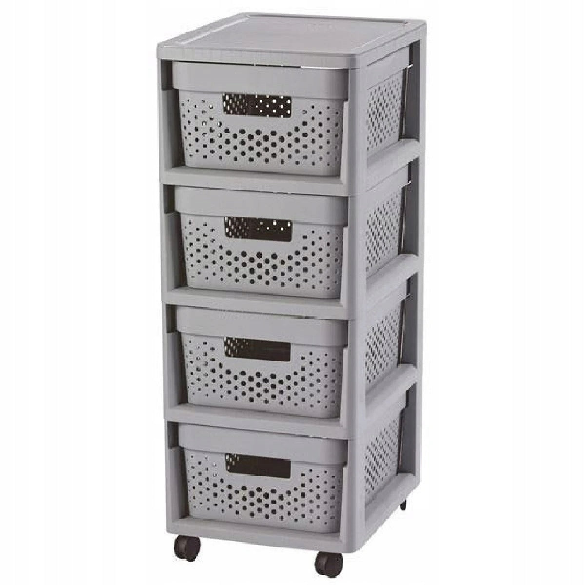 Šuplíky INFINITY 4x11L děrované Furniture color shades of gray