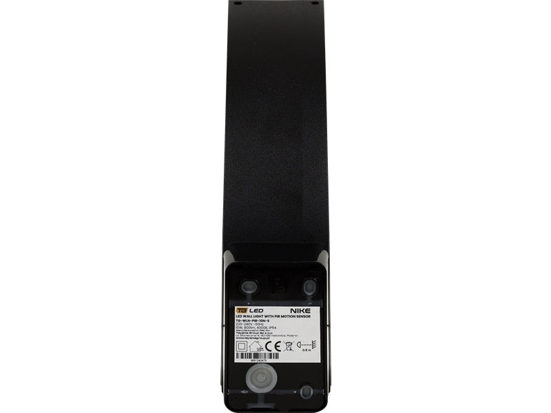 Surface mounted LED wall lamp with motion sensor PIR 10W 4000K black Brand TG LED