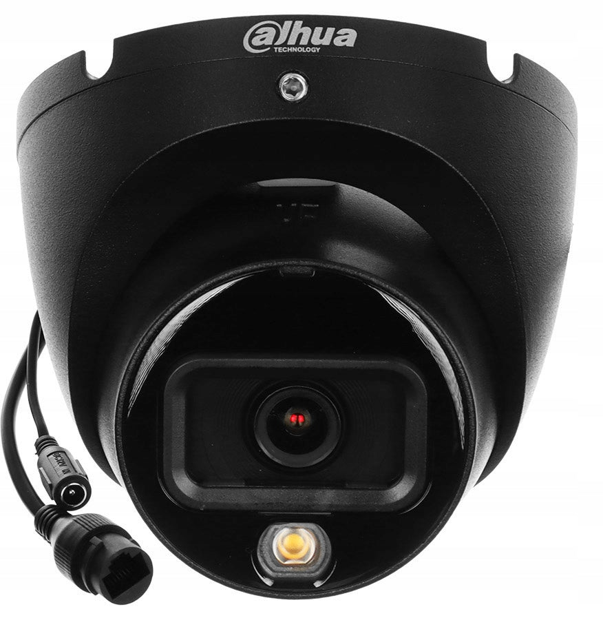 Surveillance Kit 4 Cameras 6Mpx DAHUA External FullColor SMD Detection Manufacturer code IPC-HDW1639T-A-IL-0280B-S6-BLACK (x4) + NVR