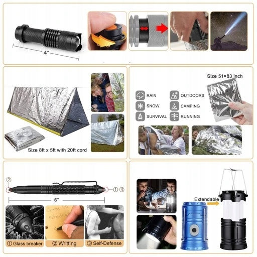 Survival Kit 196in1 Survival, Outdoor, Rescue Brand no brand