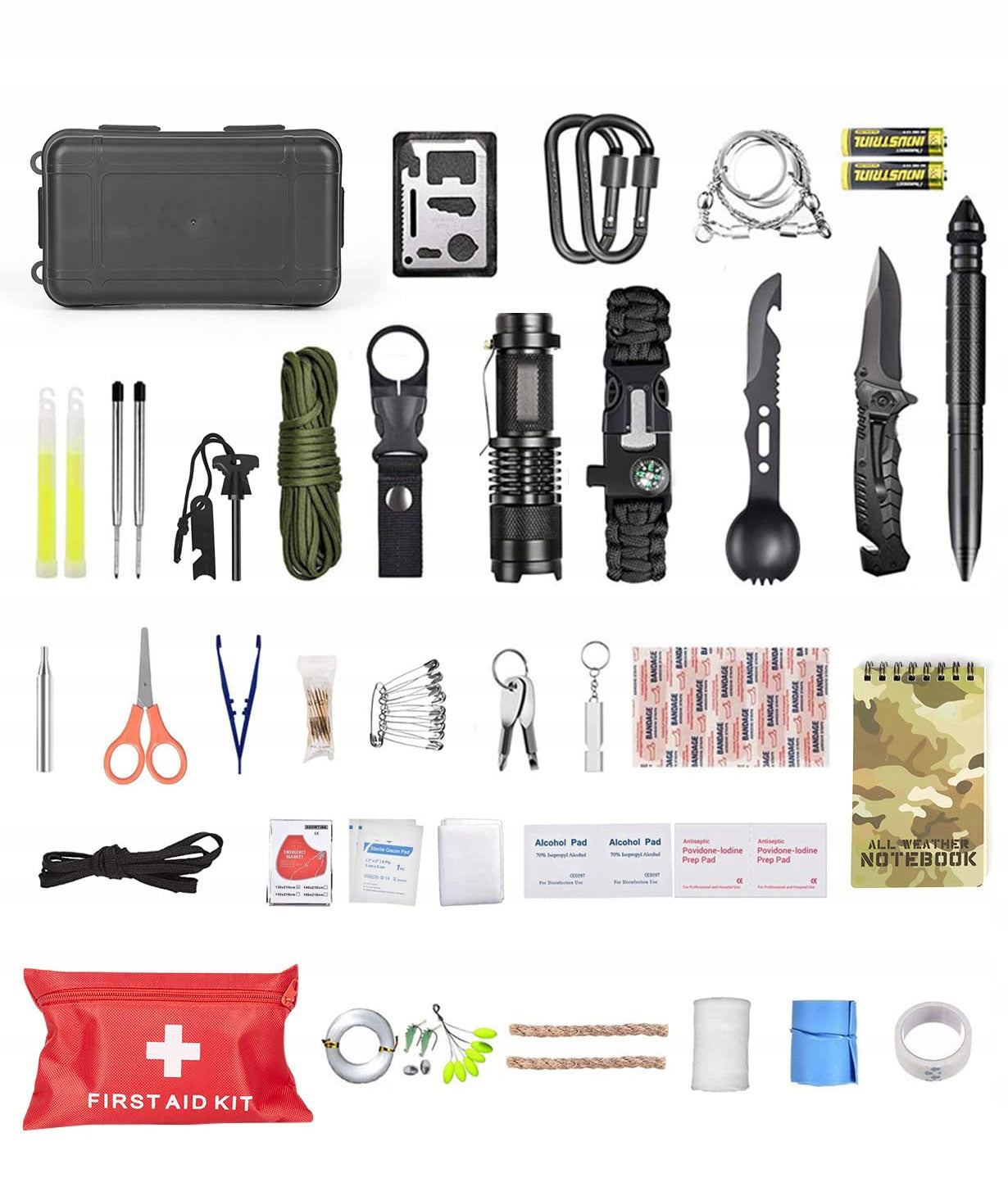 Survival Kit, Outdoor, Rescue 72in1 Model 07034344