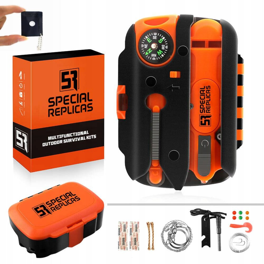 Survival Multitool Survival Kit 27in1 JJH Tools blade bottle opener saw