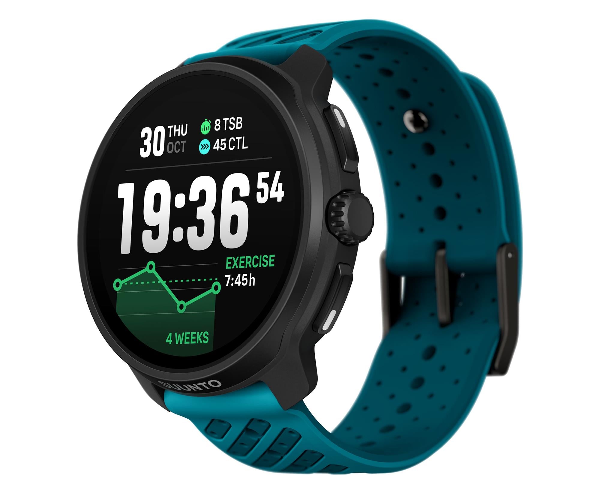 Suunto Race 2 Wave Blue smartwatch Packaging status original