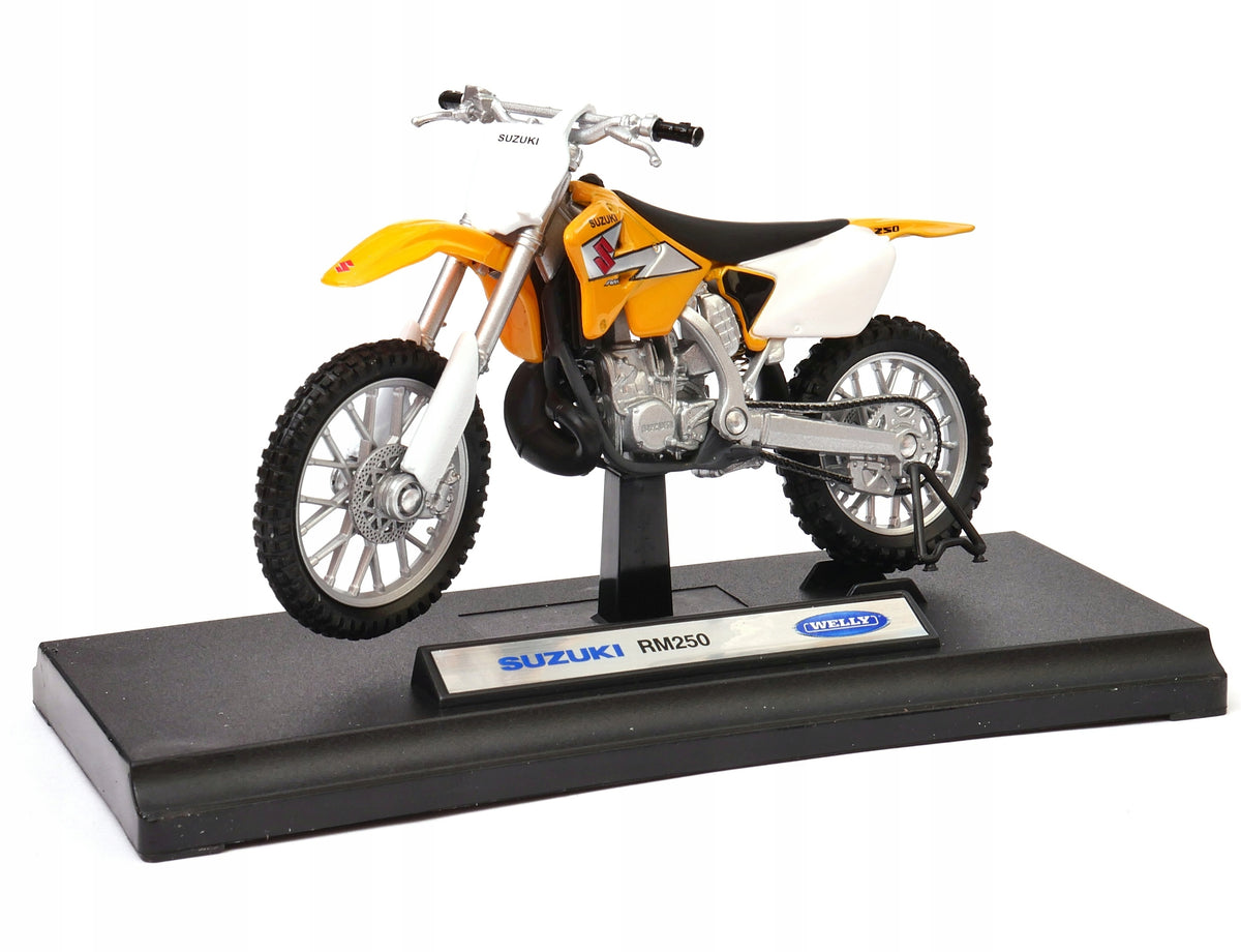Suzuki RM250 1:18 WELLY motorcycle model motorcycle Brand Welly