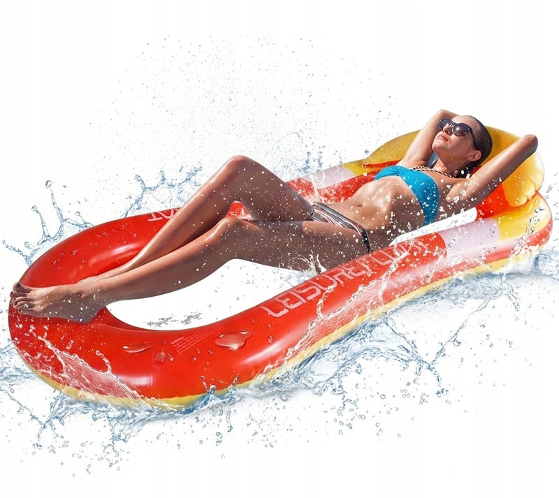 Swimming Mattress with Mesh Deckchair Hammock Water Mesh Inflatable for Water