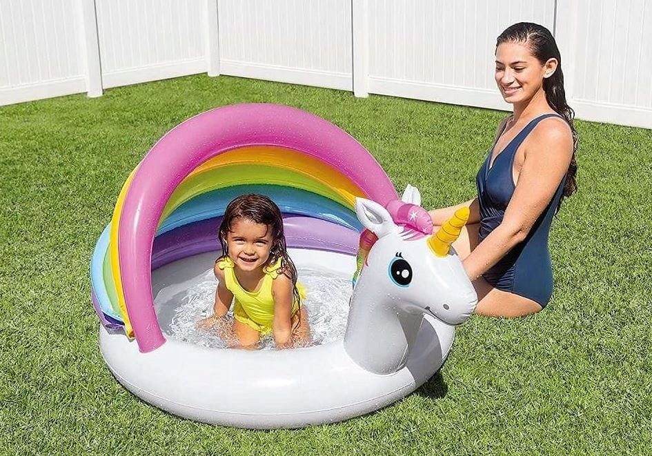 Swimming pool inflatable paddling pool Unicorn for children Intex 57113 Brand Intex