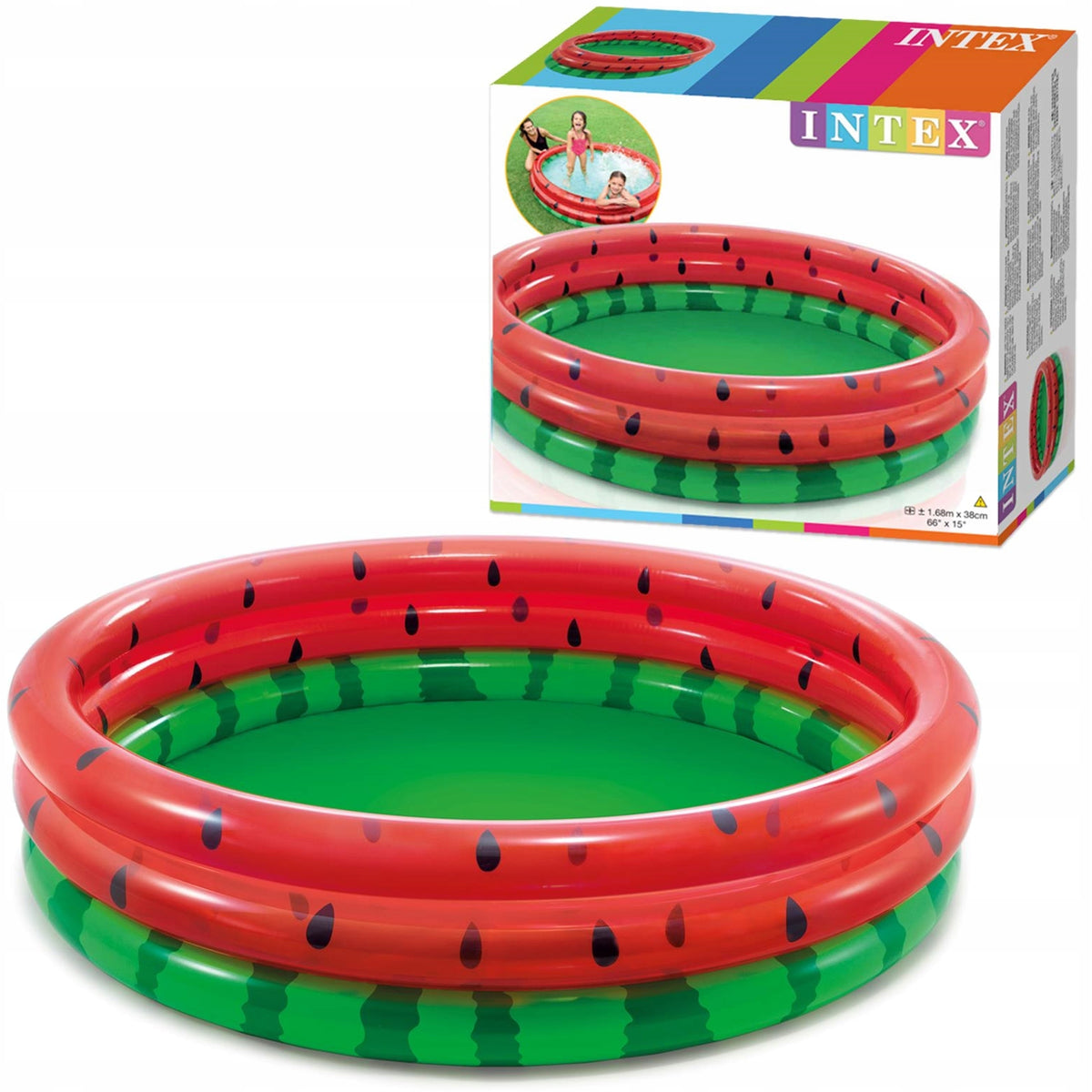Swimming pool inflatable paddling pool for children pool watermelon INTEX