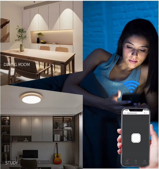 Switch Two-key light switch Wifi Smart LIFE BLACK Packaging status original