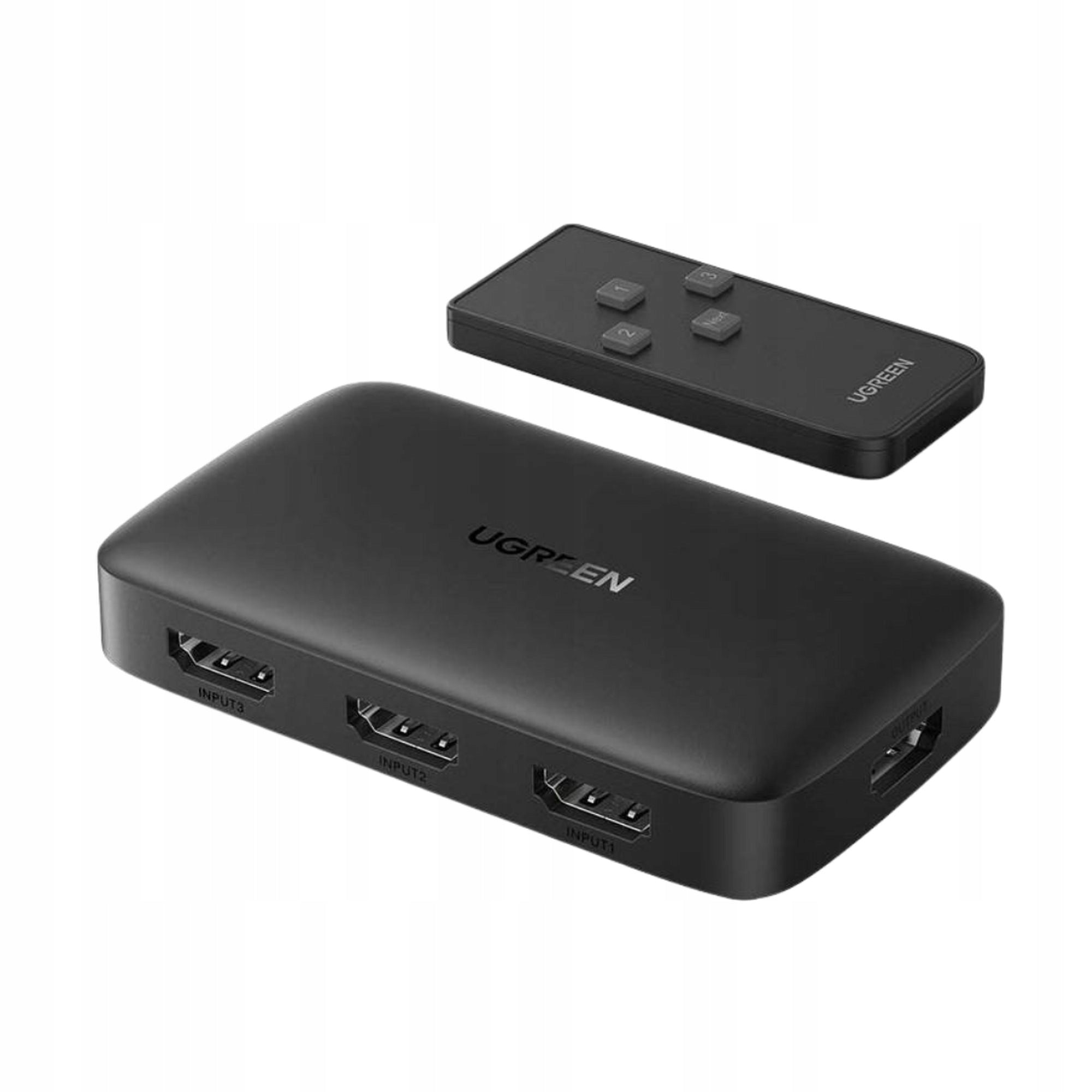 Switch Ugreen CM332 3in1 HDMI 1.4 4K 30Hz Black