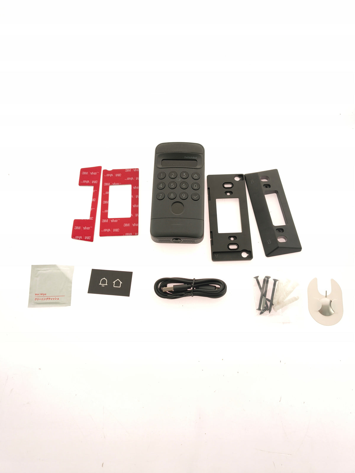 SwitchBot Keypad Vision with 3D Face Recognition – Smart Security Packaging status original