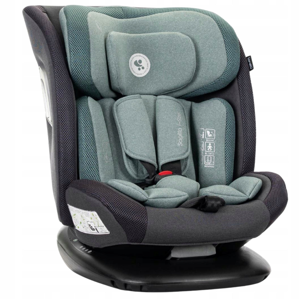 Swivel car seat 360 i-Size for belt 40-150cm 0-36kg Sagitta