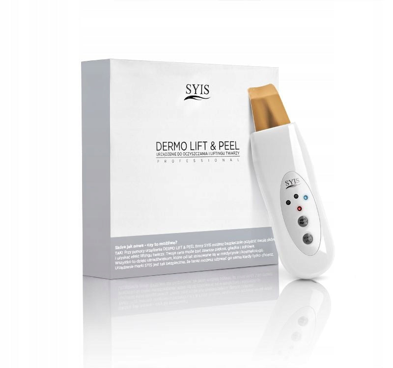 Syis device Dermo Lift&Peel skin scrubber gold spatula