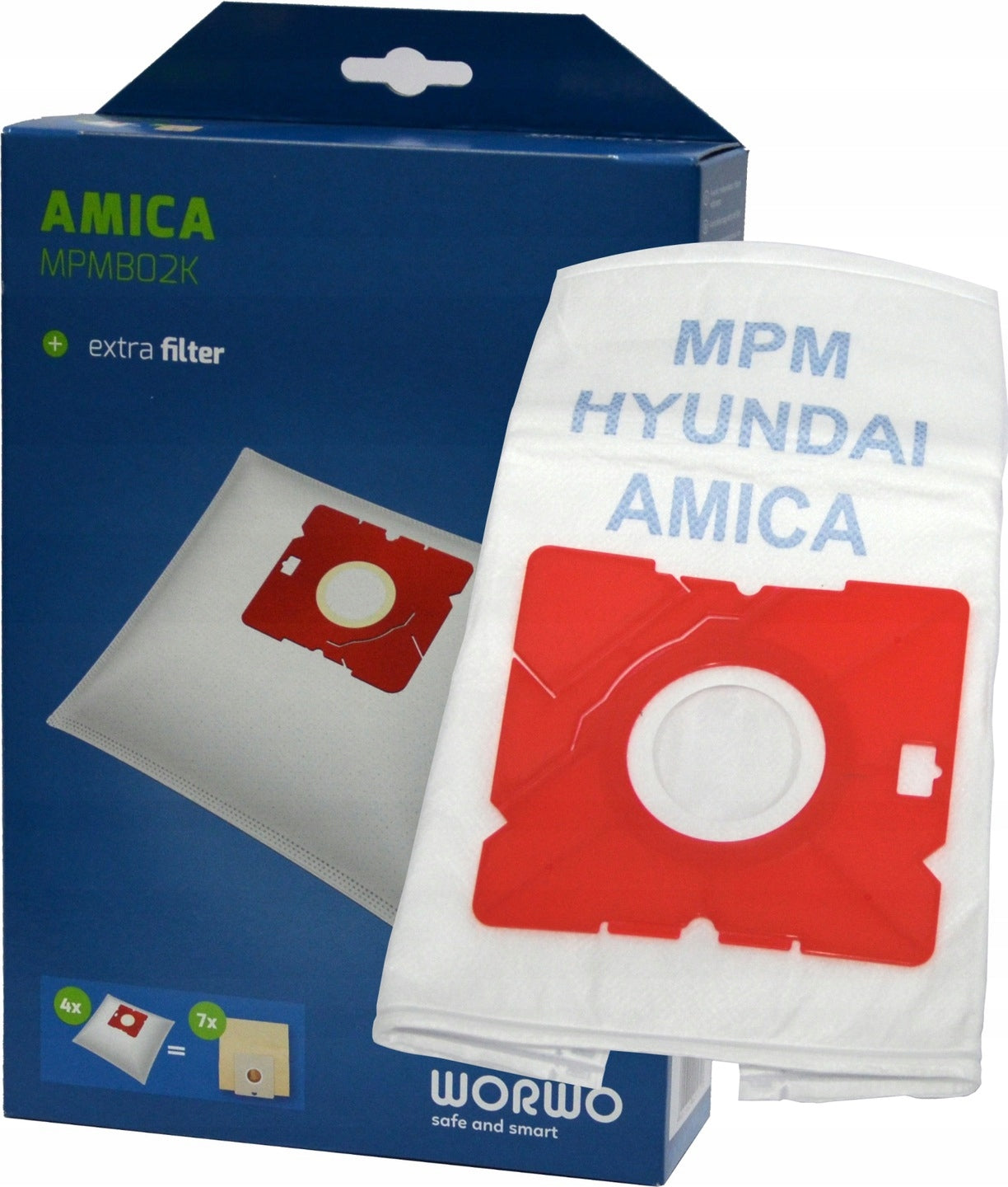 Synthetic bags for vacuum cleaner MPM MOD 52 MOD 53 850W 8pcs EAN (GTIN) 5901362005717