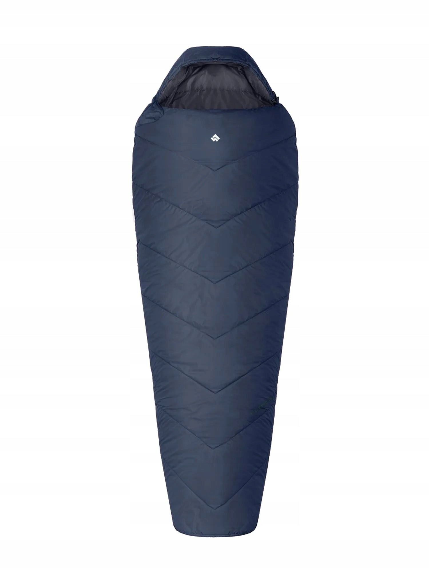 Synthetic sleeping bag Alpinus Fiber Pro 1100 - grey Right
