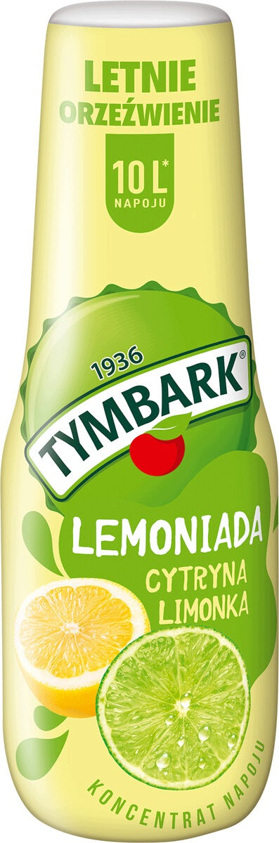 Syrup concentrate water saturator drink Tymbark lemon lime 500ml soda Packaging status original