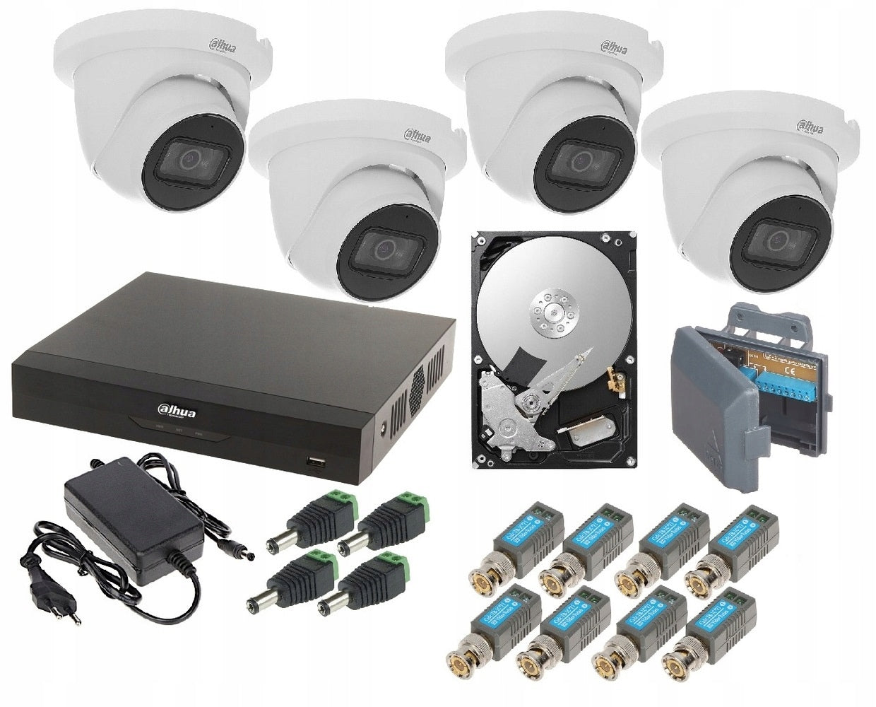 System Dahua 5MPX 4 Cameras Discv4 Cameras