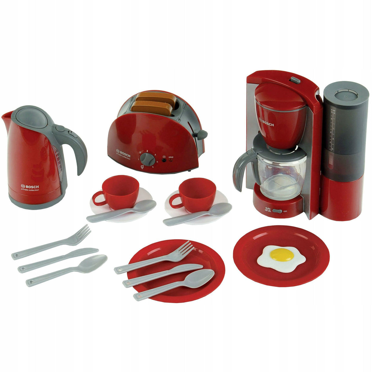 T.Klein 9564 Household Appliances BOSCH Toaster Kettle Maker Dishes