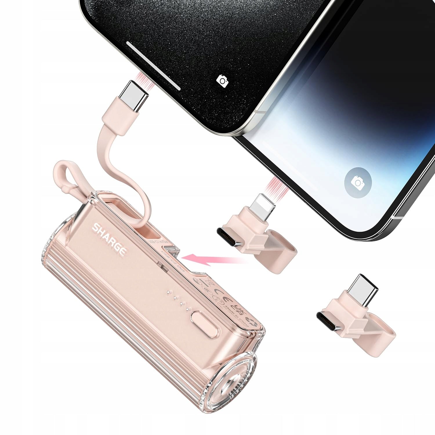 T1 Powerbank SHARGE FlowMini 5000mAh 22.5W iPhone Samsung Fast Charging Packaging status original