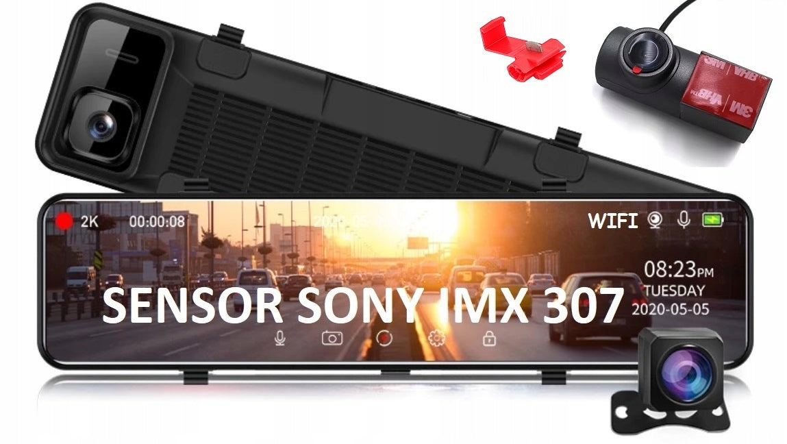 T18 Video recorder with SONY 3K+FHD+FHD sensor with 3 camera reversing