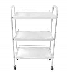TABLE COSMETIC HELPER 3 SHELVES PVC WHEELS EAN (GTIN) 5907589350111