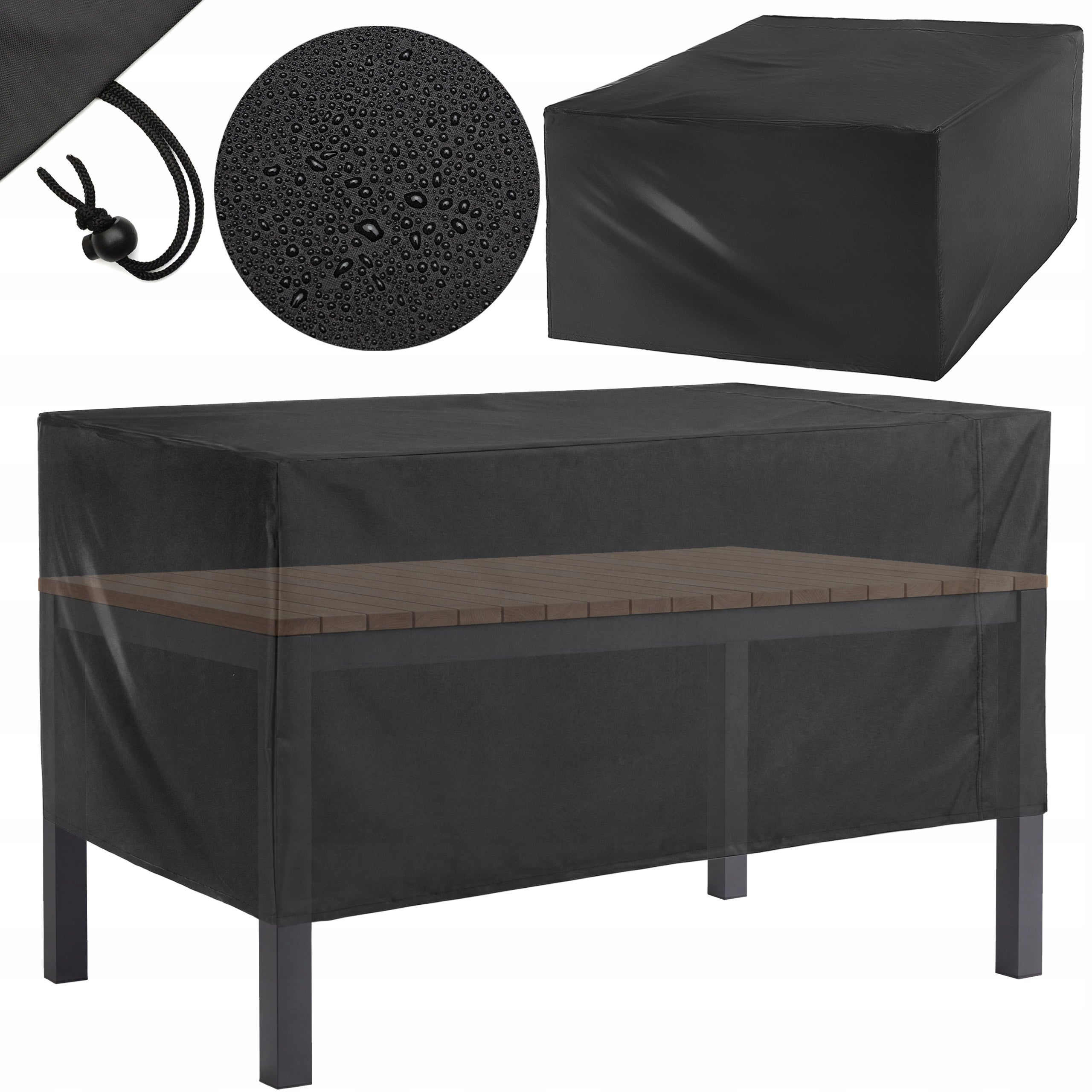 TABLE COVER GARDEN FURNITURE 215X135X105CM WATERPROOF UV OUTTEC