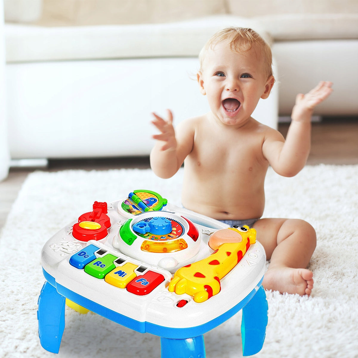TABLE EDUCATIONAL TABLE INTERACTIVE MUSIC PANEL 2in1 GIRAFFE Manufacturer code 105737