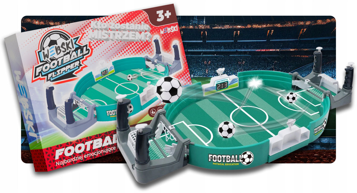 TABLE FOOTBALL SKILL GAME FOR CHILDREN FLIPPER PINBALL FOOTBALL Brand Webski