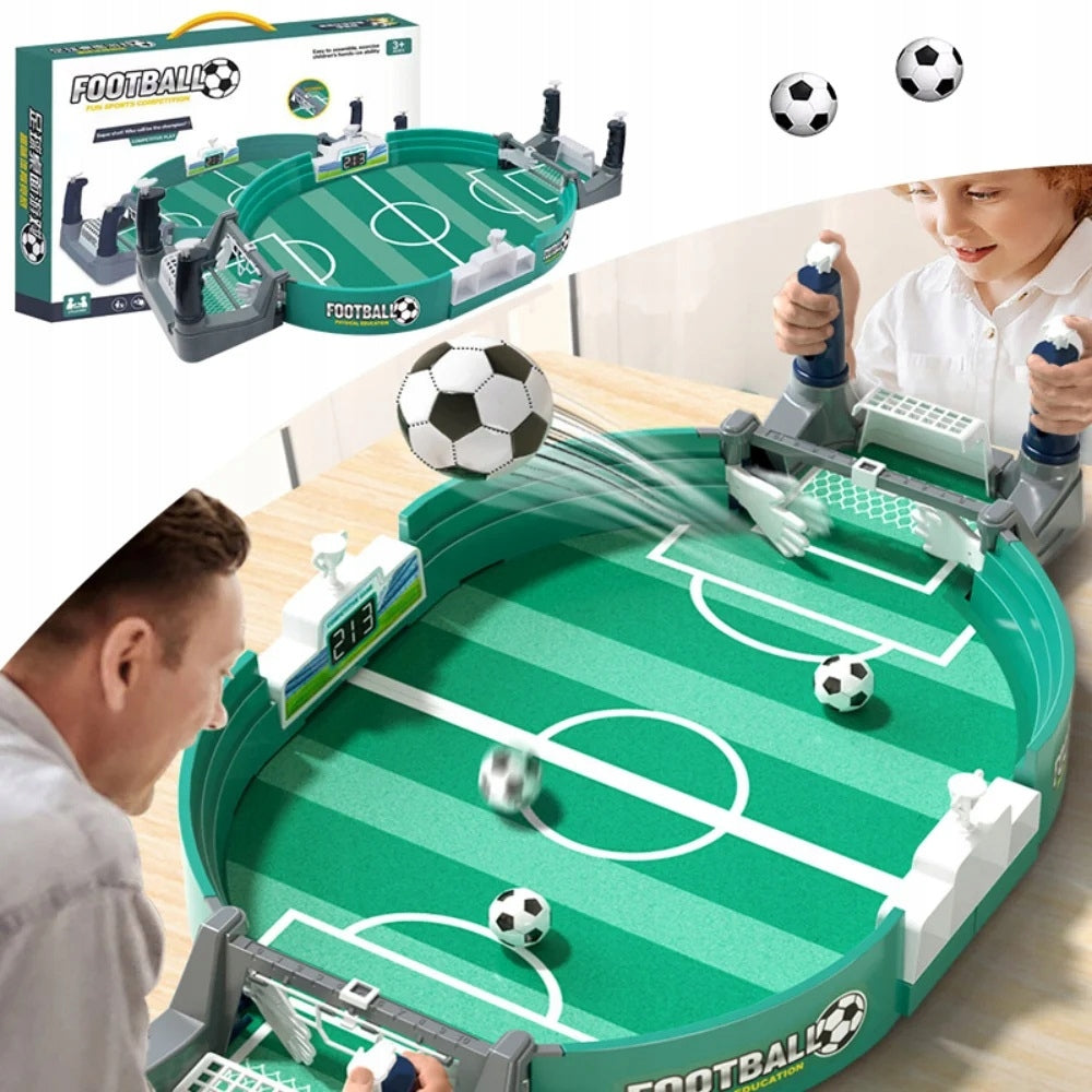 TABLE FOOTBALL SKILL GAME MINI FOOTBALL LARGE PITCH 57x28cm
