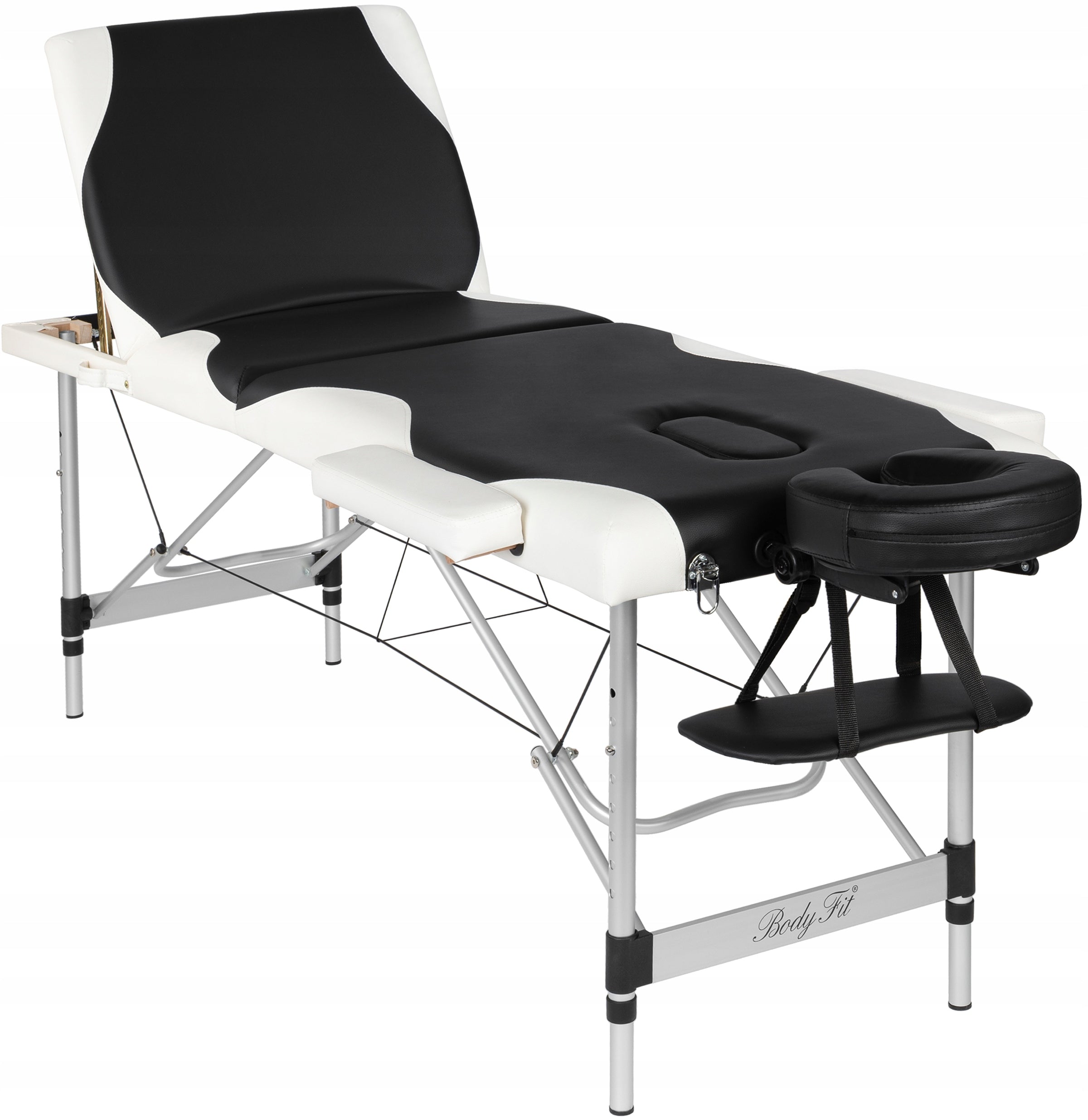 TABLE MASSAGE BED 3-SEGMENTS ALUMINUM LIGHT BODYFIT Color black