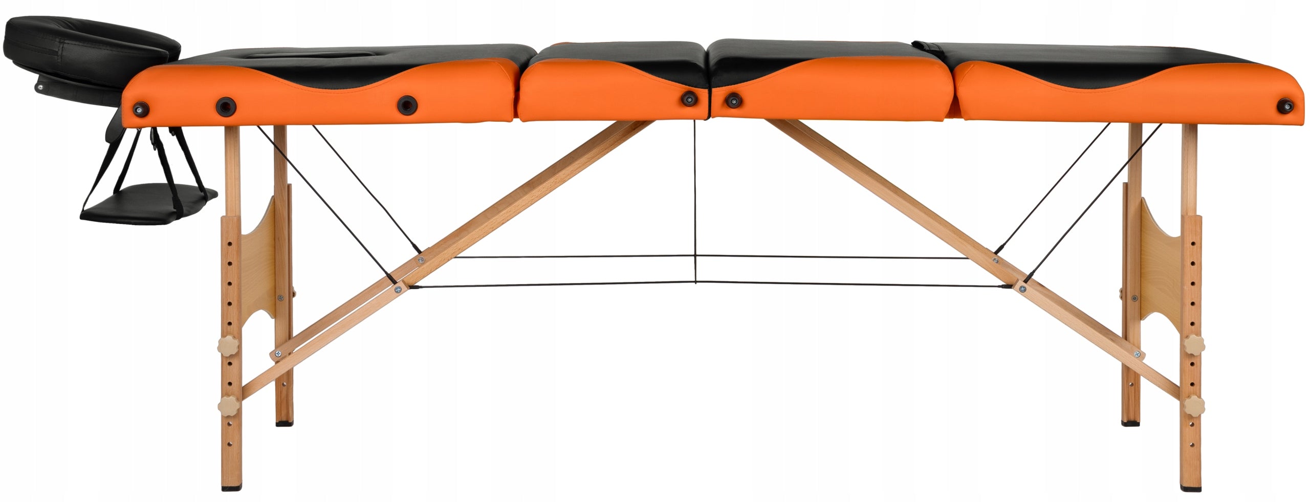 TABLE MASSAGE BED 4 SEGMENT WOODEN + BAG FREEBIE Packaging status original