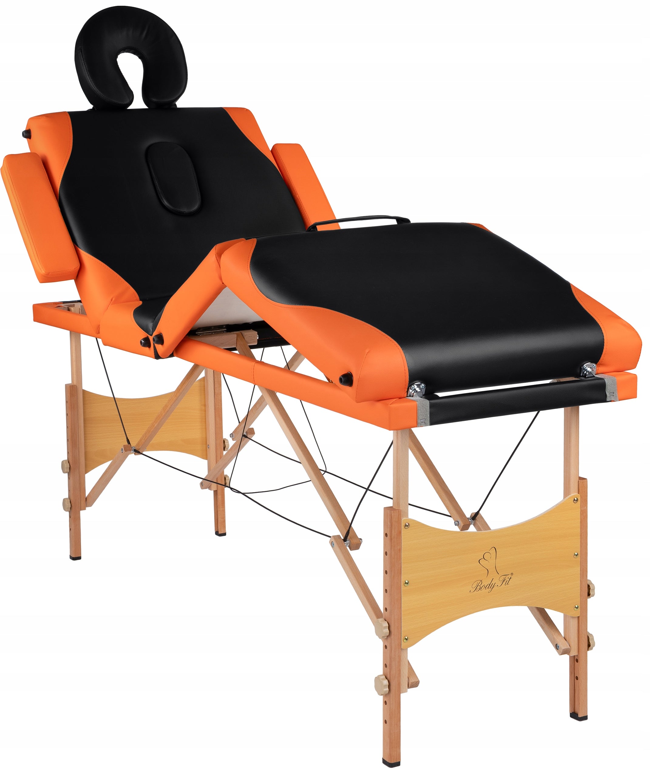 TABLE MASSAGE BED 4 SEGMENT WOODEN + BAG FREEBIE