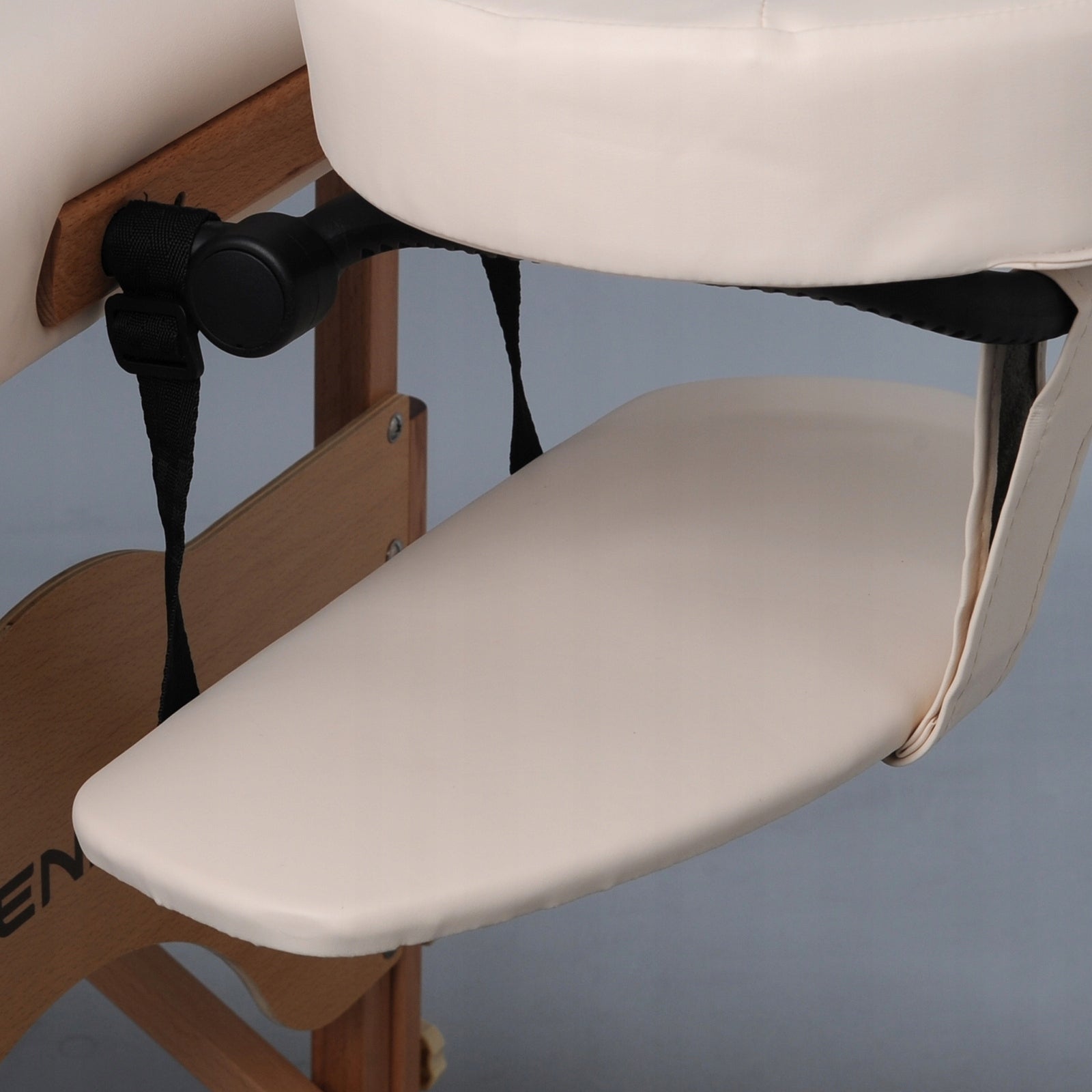 TABLE MASSAGE BED FOLDING WOOD 2 SEGMENTS PORTABLE AURA 64 CM BEIGE Tabletop width 64 cm