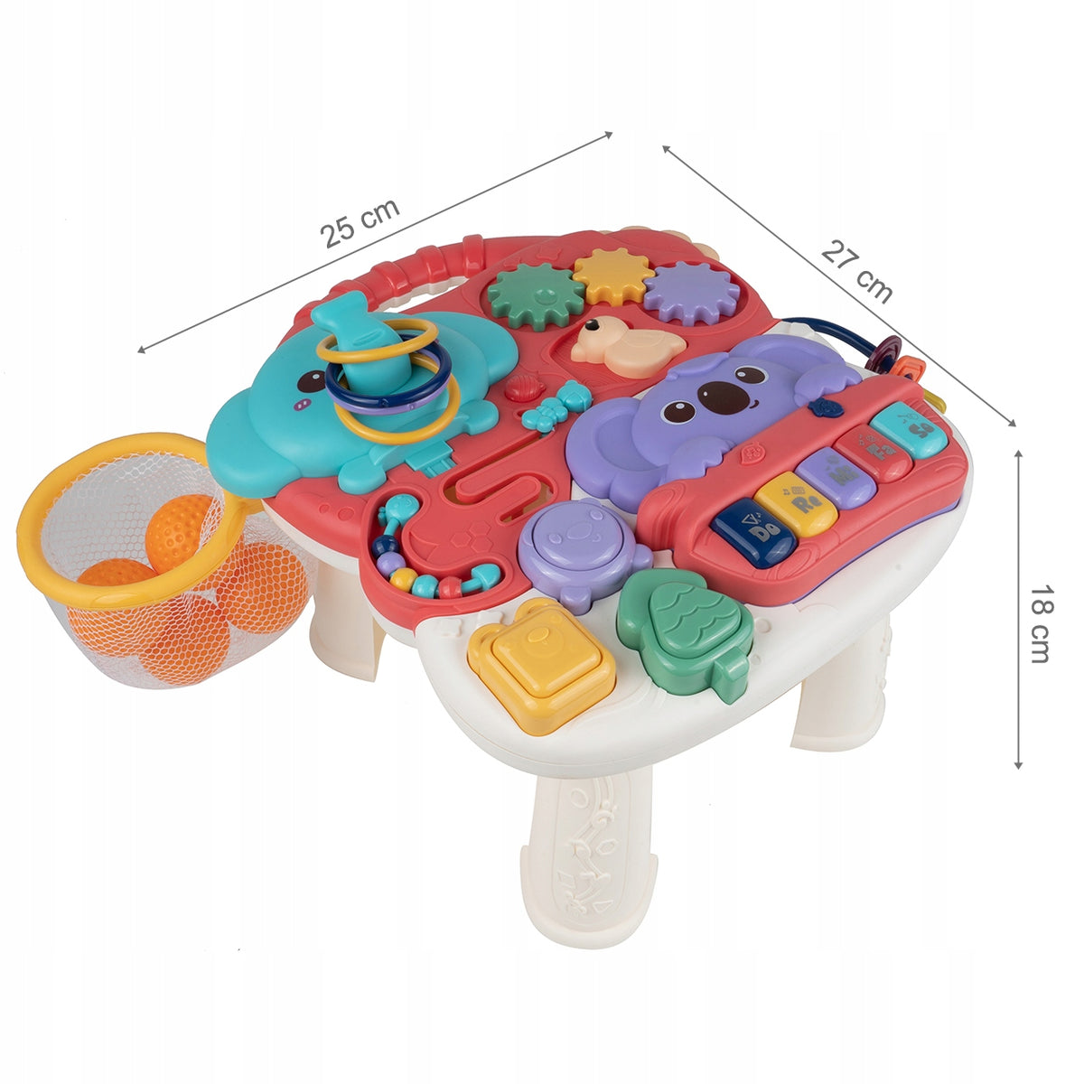 TABLE PANEL INTERACTIVE EDUCATIONAL KOALA BEAR PIANO FOR TODDLER Packaging status original