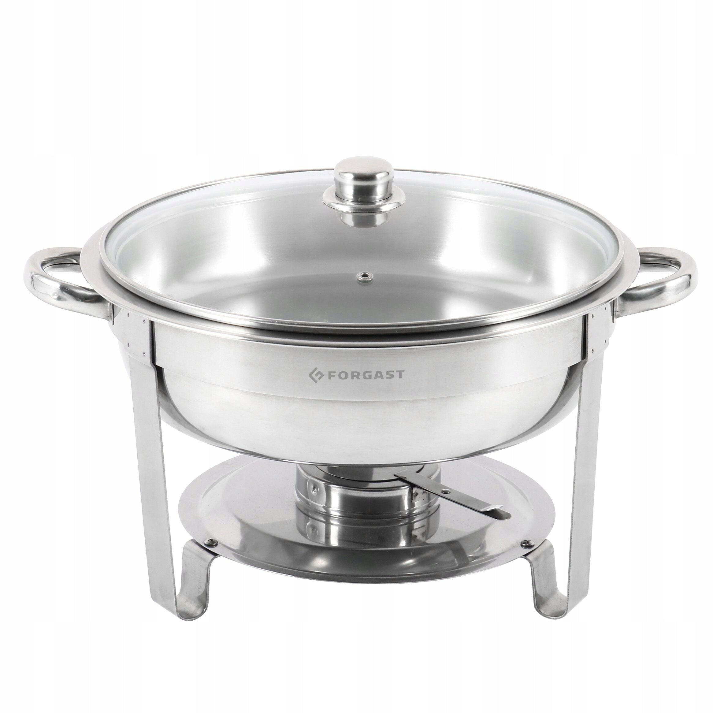 TABLE WARMER ROUND 3,5 L GLASS COVER FORGAST FG03204V1