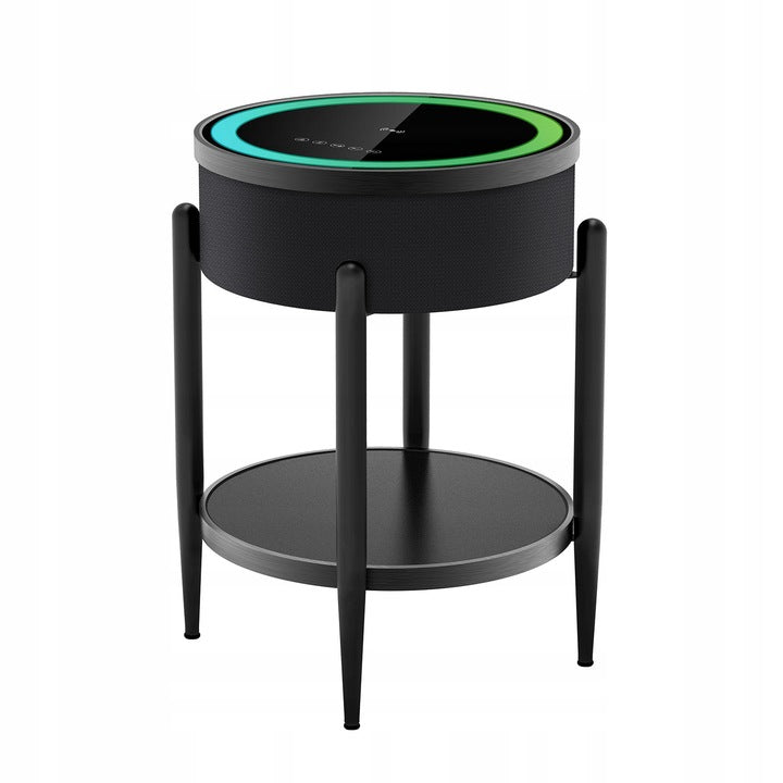 TABLE WITH BONI SPEAKER | ROUND | INDUCTION CHARGER | BLUETOOTH