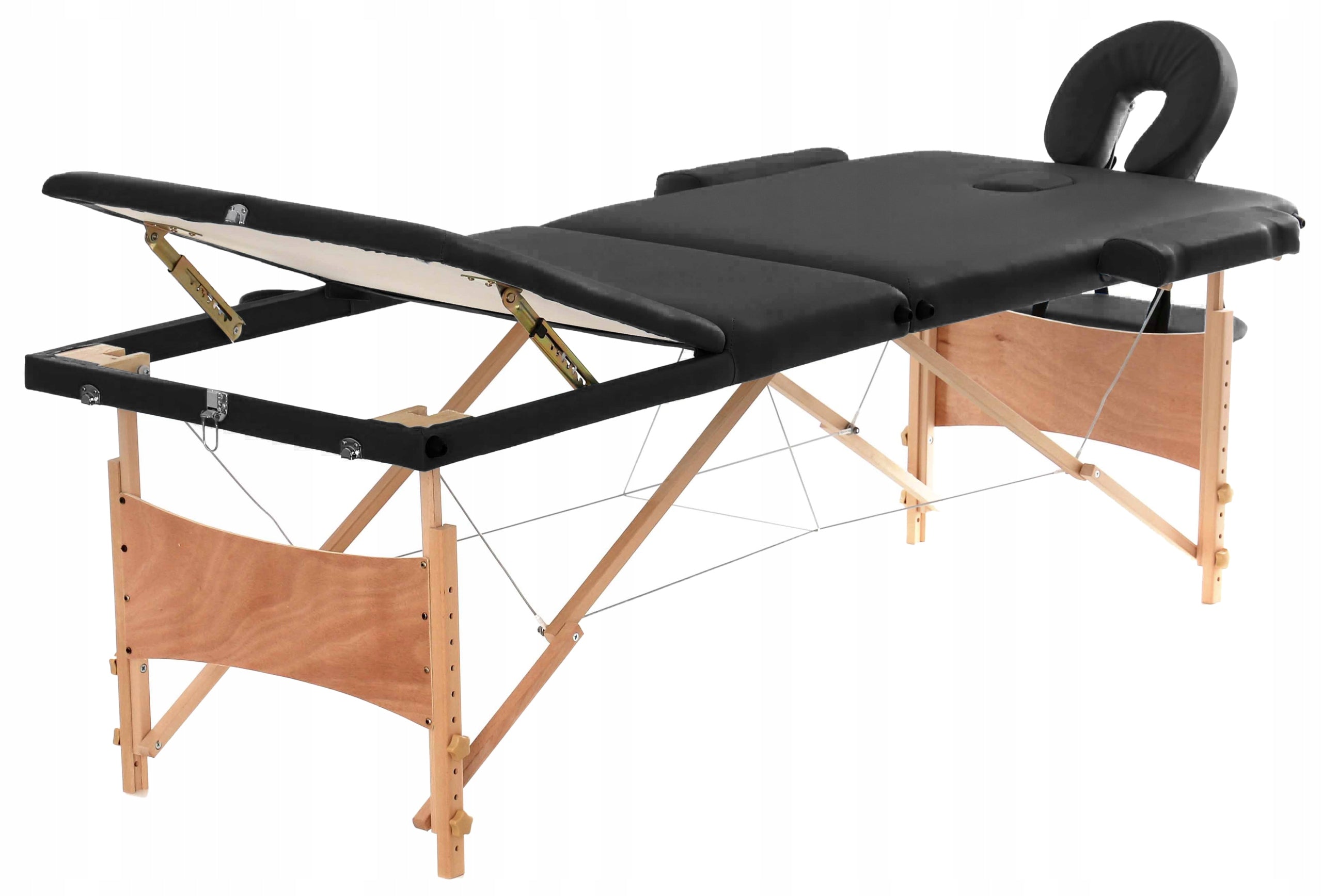 TABLE, WOODEN MASSAGE BED, 3 SEGMENTS