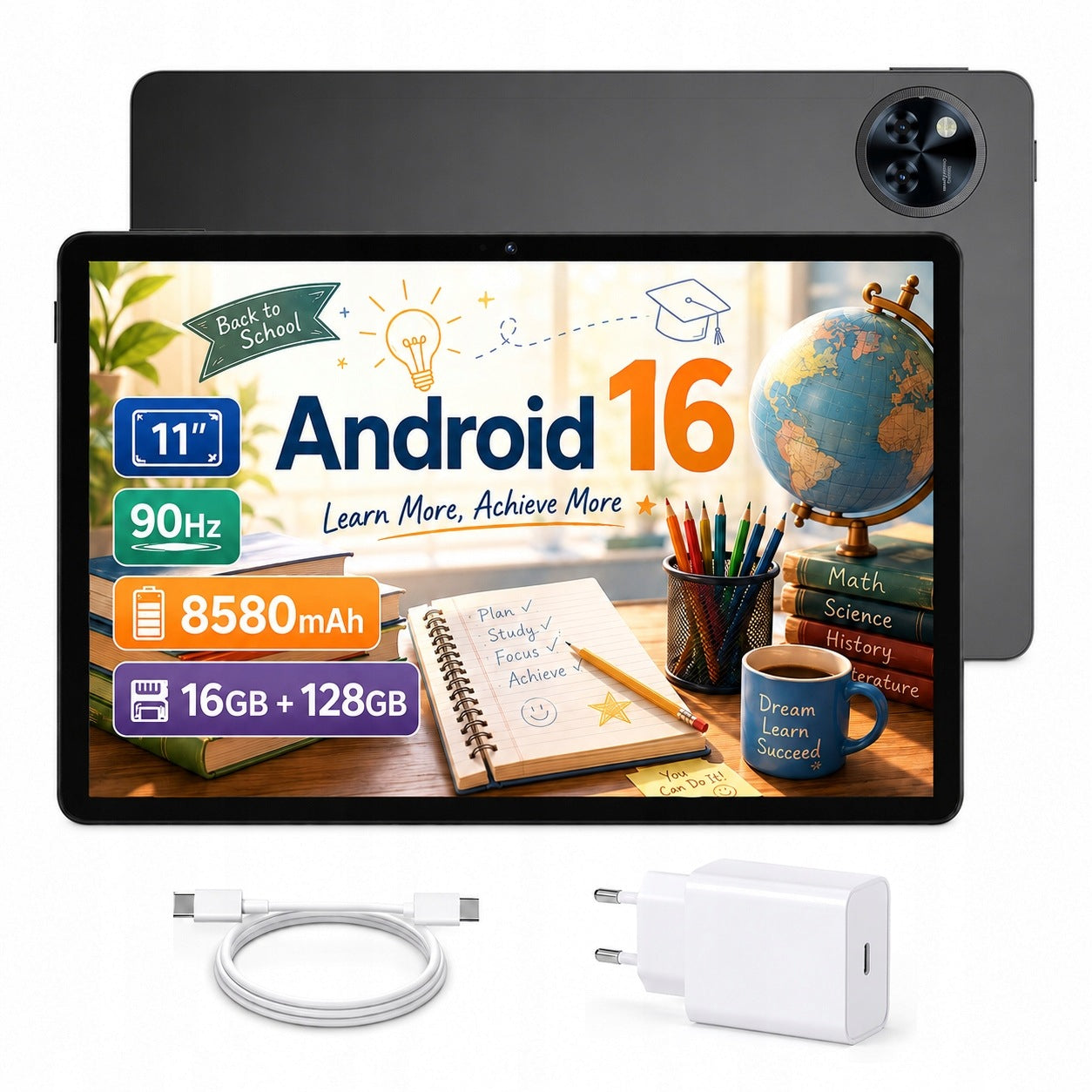 TABLET ANYREAL U11 16/128GB 11 inch 8580mAh WI-FI/GPS/Android 16/2TB/90HZ