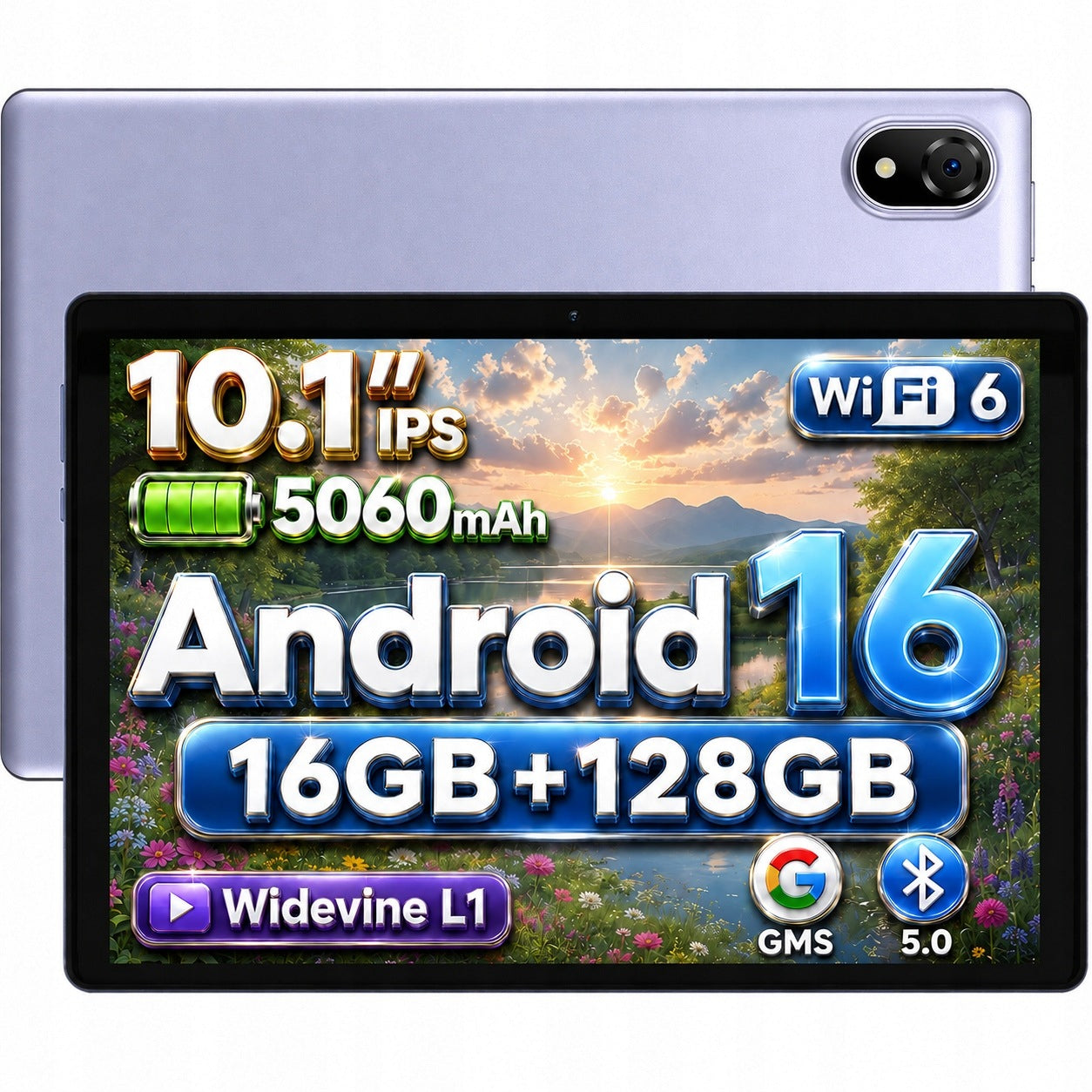 TABLET DLA DZIECI DOOGEE U10 10,1"16/128GB Android16 5060mAh 1TB/GMS/WIFI
