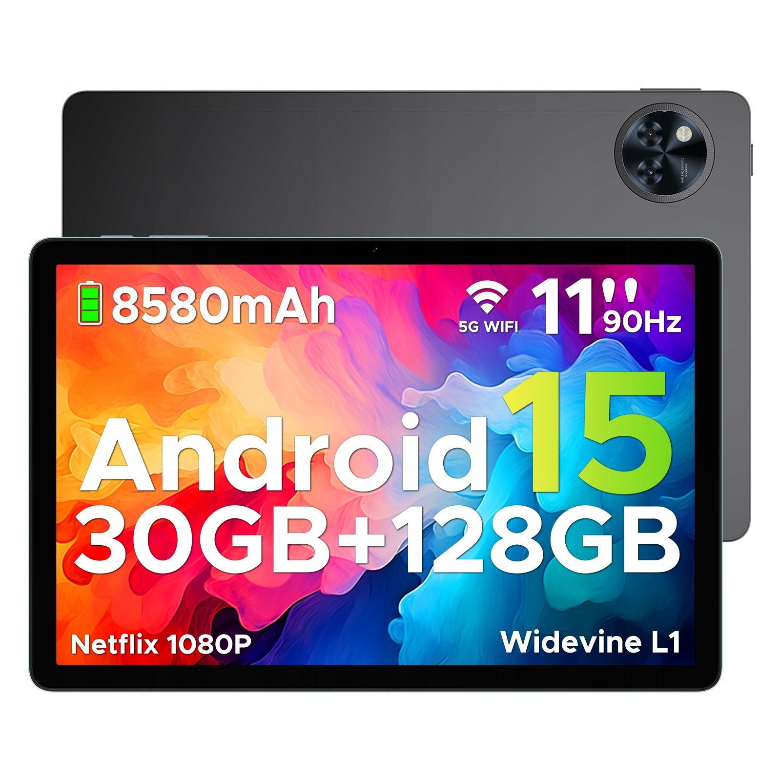 TABLET DOOGEE U11PRO 11”Android 30+256GB 8580mAh GPS/OTG/WIFI/2TB TF/FACE